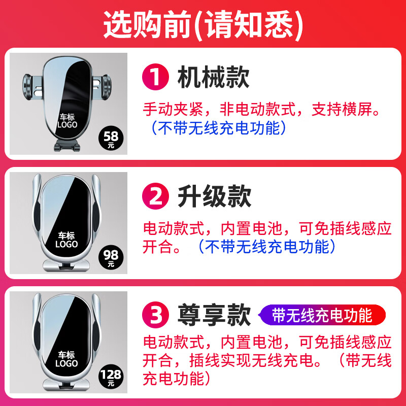怡发方程豹5手机支架专用豹5屏幕固定导航手机车载支架车内装饰改装件 方程豹5【静音重力款】 23-25款方程豹5（15.6英寸屏）