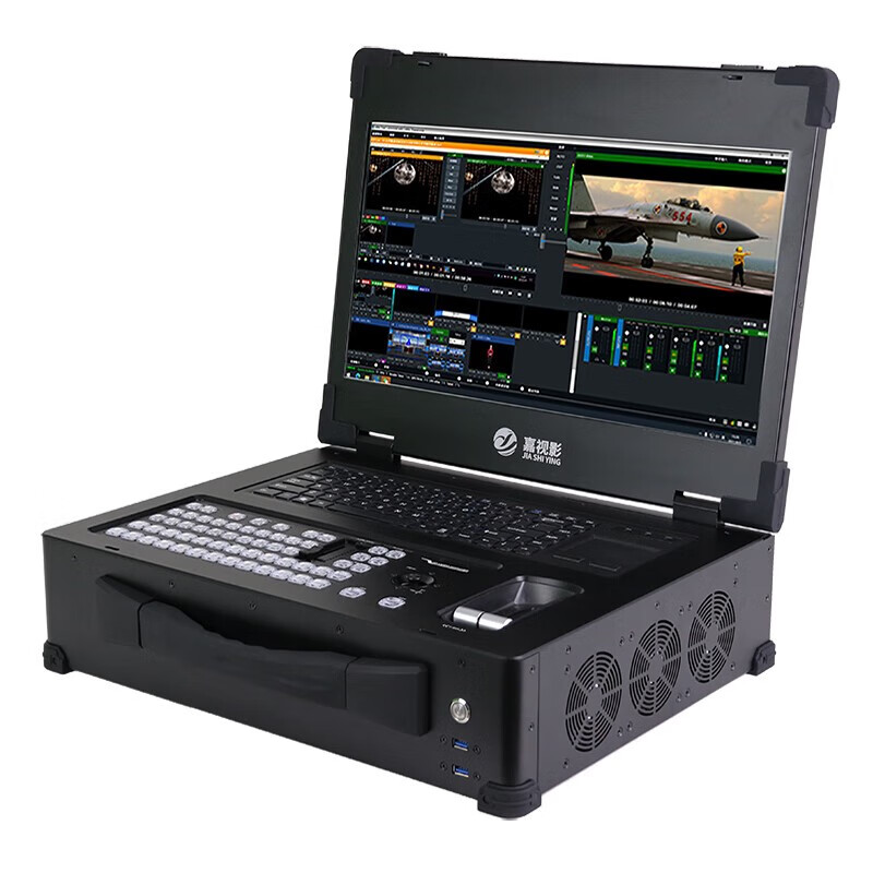 嘉视影 9800plus导播台切换台抖音快手多机位多平台推流拉流 vmix直播