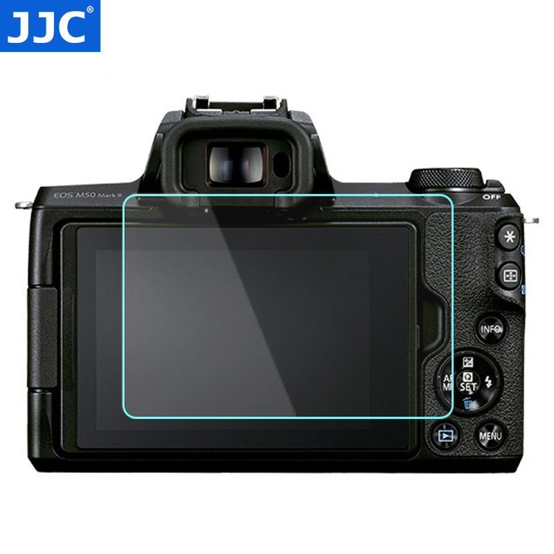 JJC相机钢化膜佳能EOS M200 M50II G9XII G1X3 G7X2 M6II贴膜M50