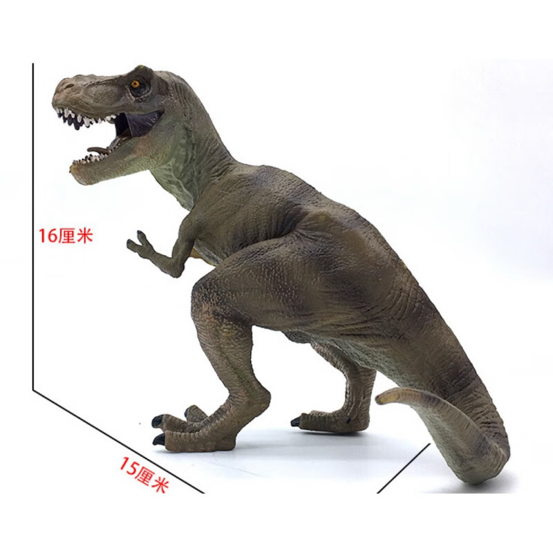 出口单~超逼真恐龙模型大号实心无味材质安全软塑胶儿童玩具礼物 暴龙