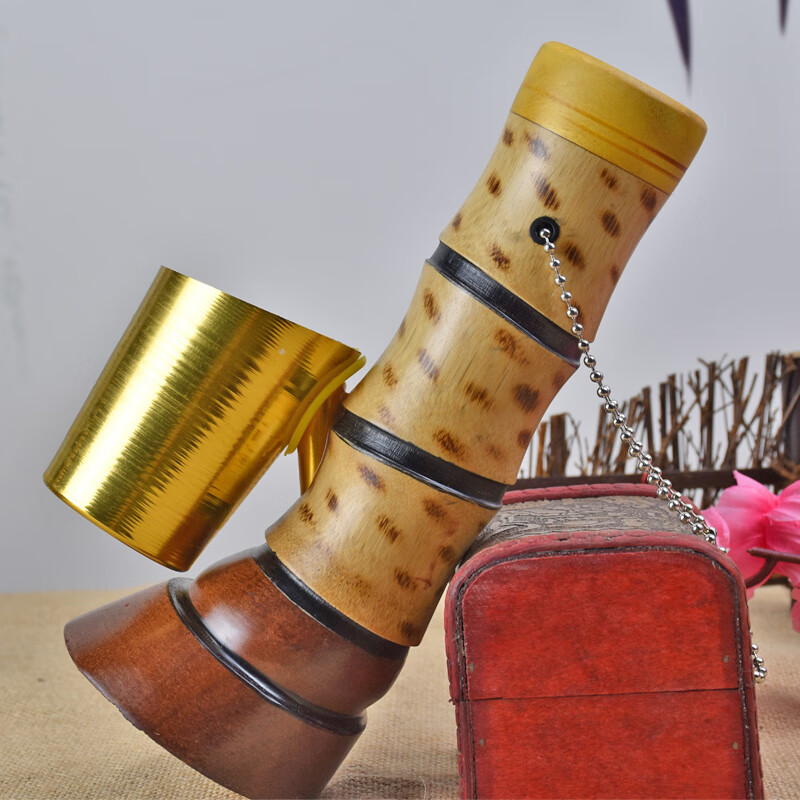 水烟筒长短竹头实木玉石烟具烟斗大碌过滤嘴便携水烟筒竹子 玉石口