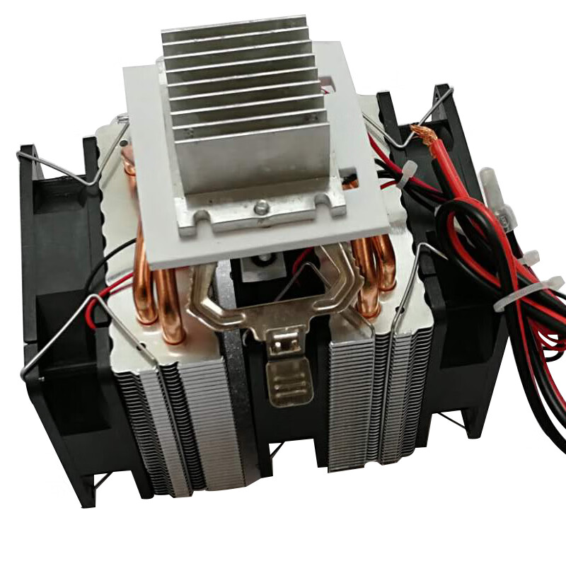 半导体制冷片diy空调成品 电子制冷模块套装自制小散热器 四管单制冷