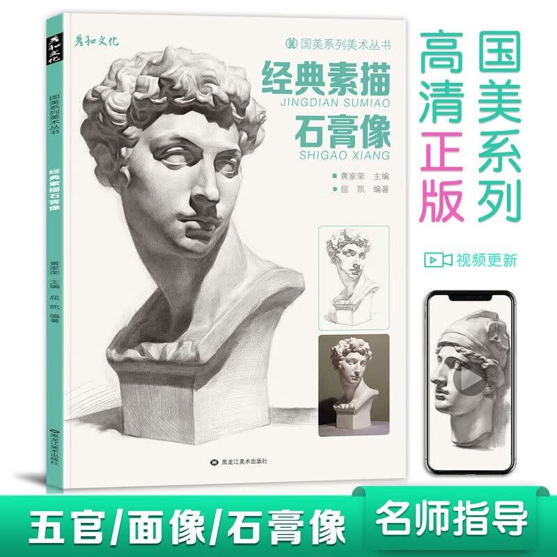 头像人物美术生艺考联考肖像画册画画入门照片精选书籍亚历山大伏尔泰