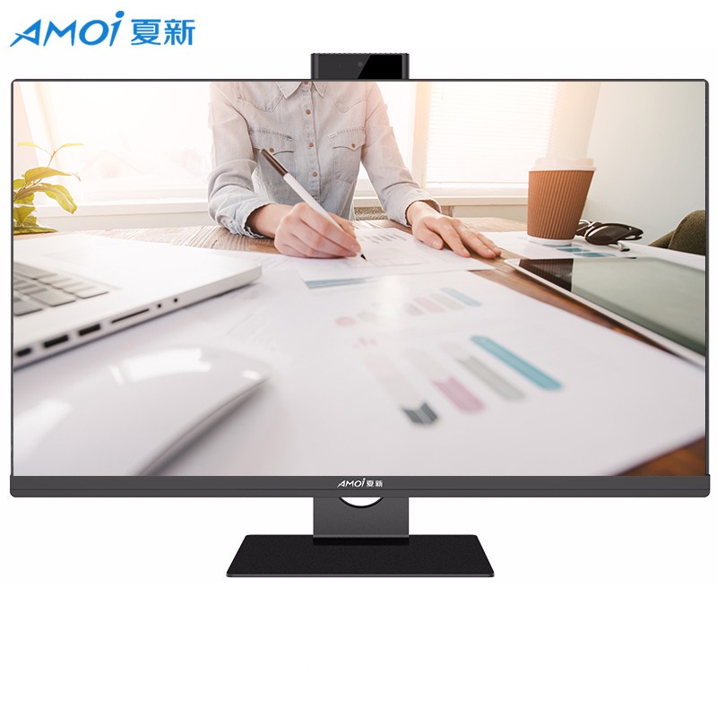 夏新24英寸4k曲面27电脑显示器2k超薄32电竞游戏144hz