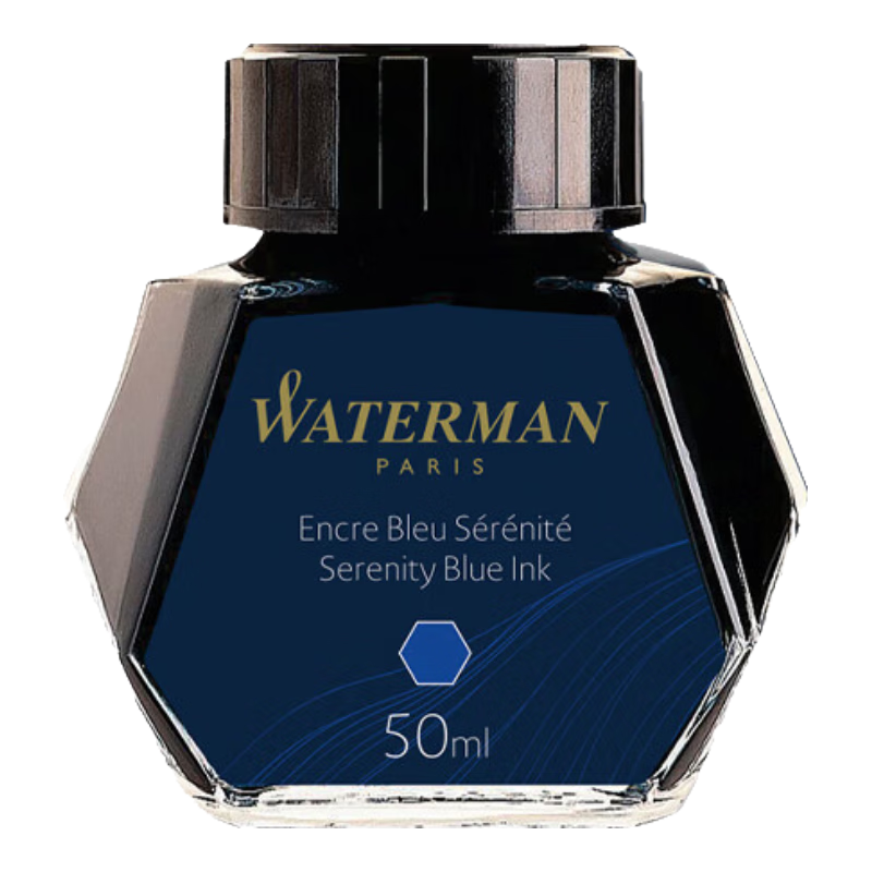 威迪文（WATERMAN）配件系列 瓶裝墨水-藍(lán)色