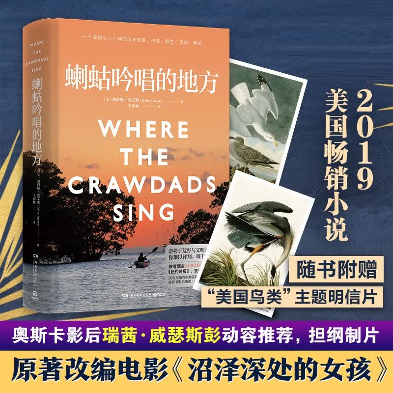 蝲蛄吟唱的地方 迪莉娅欧文斯著 电影《沼泽深处的女孩》原著小说