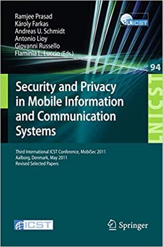 预订Security and Privacy in Mobile Information and C
