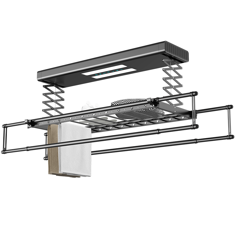 金贵夫人电动晾衣架阳台自动晾衣机智能遥控升降晾衣杆APP晒衣架凉衣架 Xm2黑色