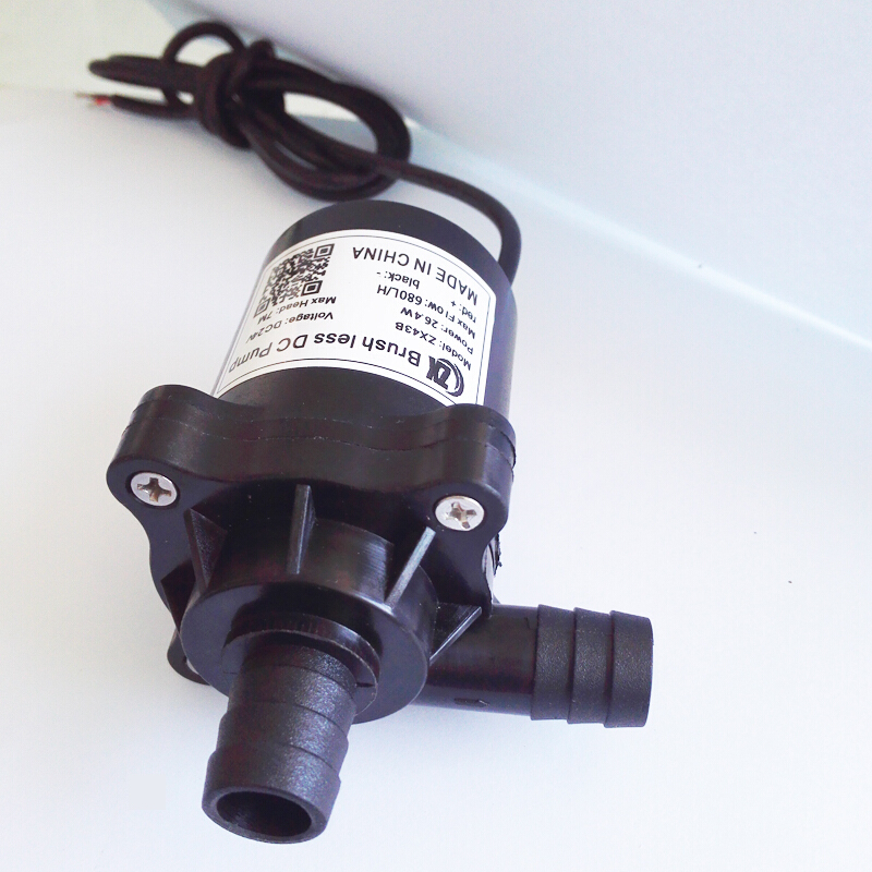 勇明12v24v耐腐蚀小型抽水泵潜水泵微型工业泵耐酸碱化工水直流泵 12v