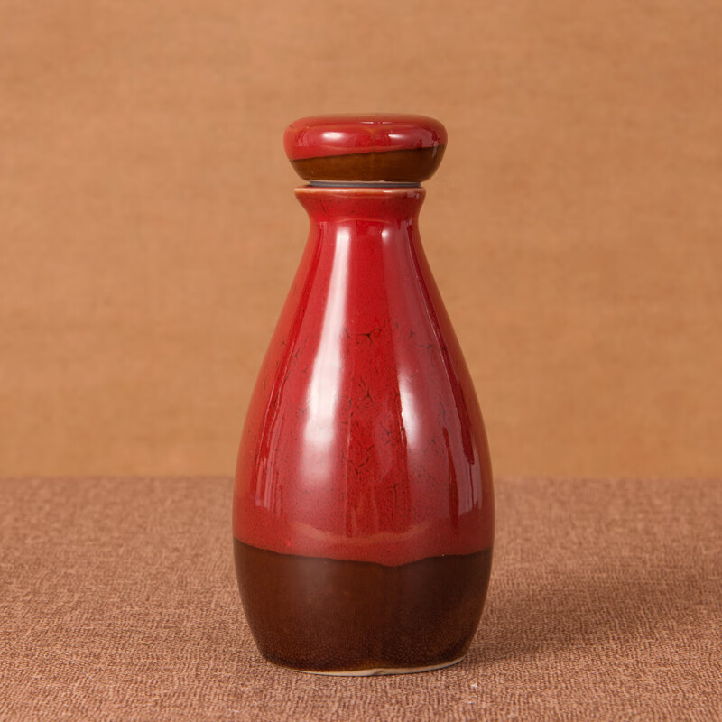 bmoi仿古小酒坛3两半斤景德镇酒坛子分酒壶陶瓷小酒瓶空瓶创意古风家 