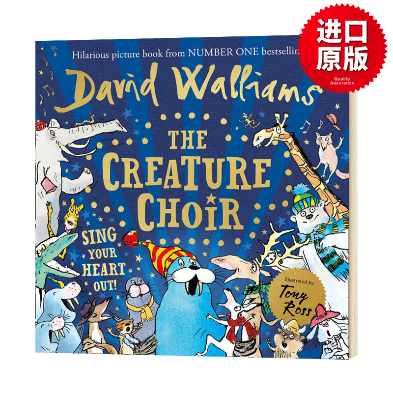 生物合唱团 The Creature Choir 精装 英文原版儿童英语故事书 David Walliams 大卫威廉姆斯 进口英语绘本书籍