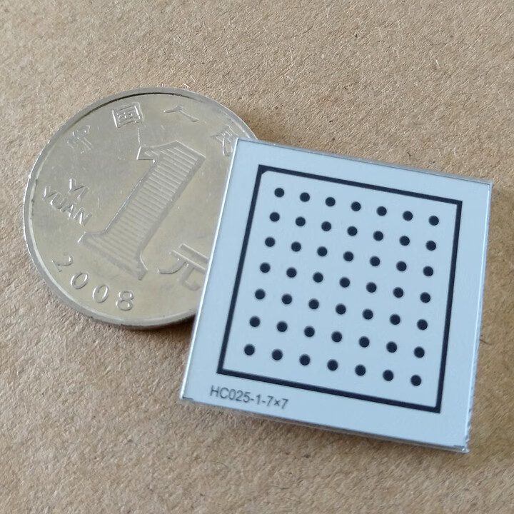 荧阙高精度halcon标定板7x7圆点漫反射不反光高精度氧化铝标定板 hc