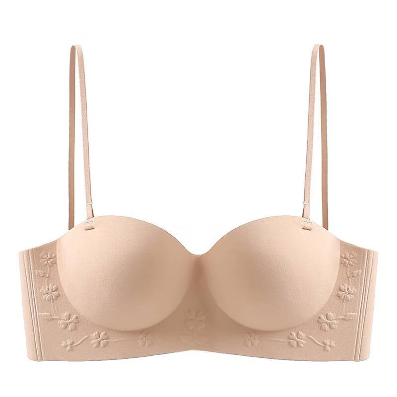 艾上他她美背聚拢半杯小胸舒适不空杯内衣 肤色 32ab通