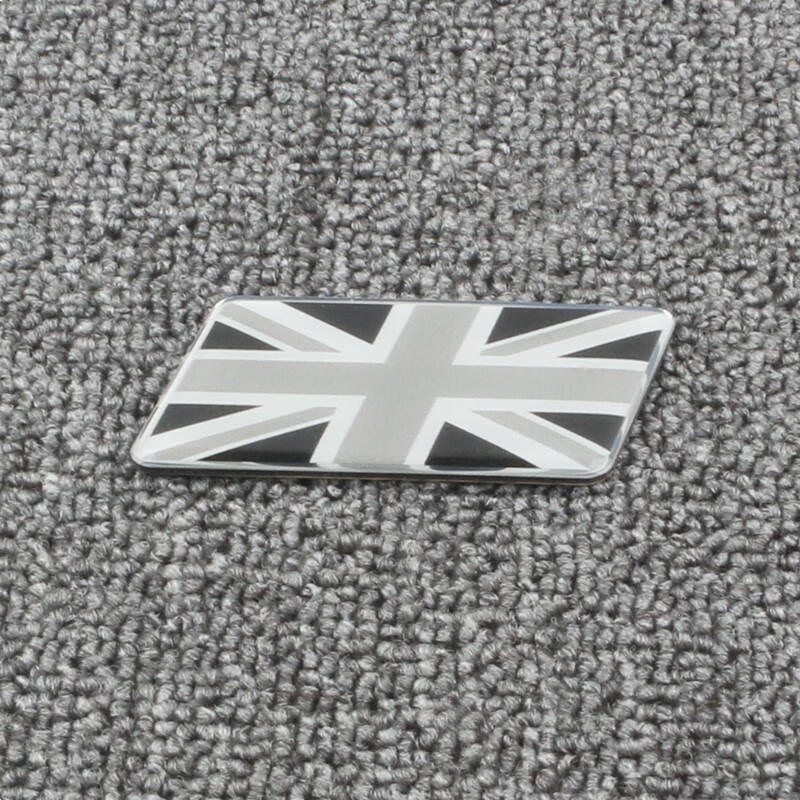 汽车金属车贴美国英国德国法国俄罗斯中国国旗车标车身装饰划痕贴 米