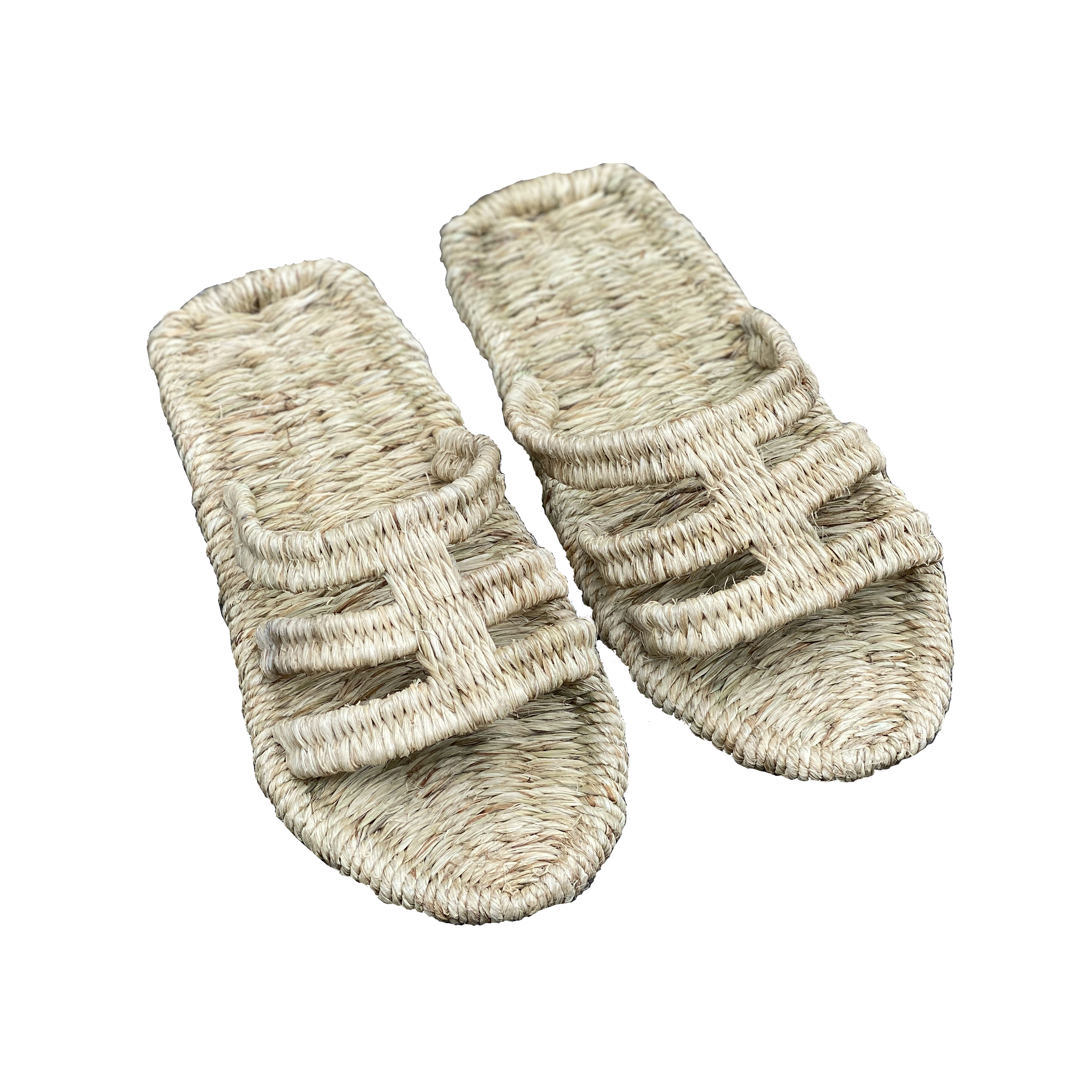 鲁伊森草鞋纯手工男编织麻鞋居家拖鞋人字拖士夏个性包头复古凉鞋女