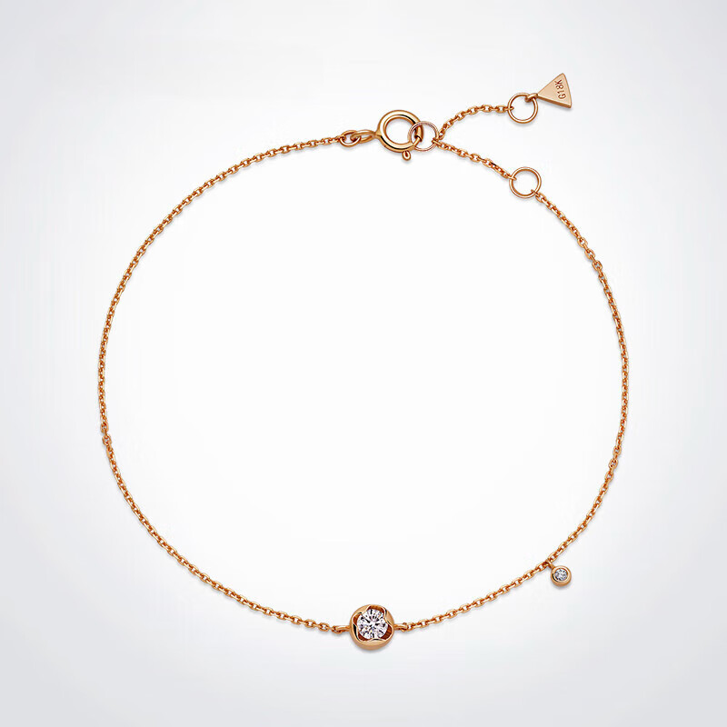 dr-meilia专柜同款/培育奇幻漂流系列au750钻石手链单钻女友手绳时尚