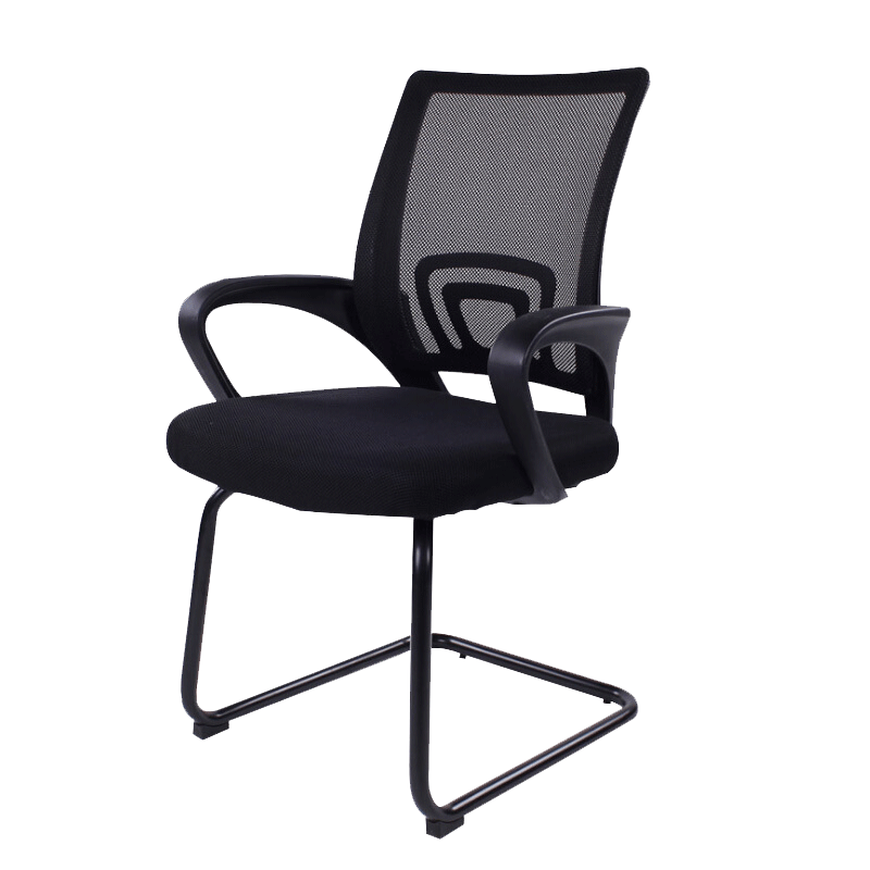 驰界电脑椅家用会议办公椅现代简约座椅网布弓形椅子