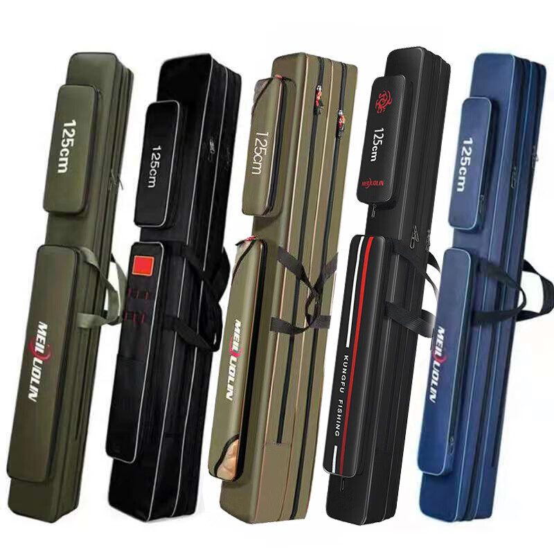 装钓鱼竿的袋子 鱼竿包渔具竿包钓鱼杆包收纳防水多功能轻便型大容量