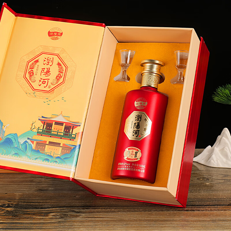 浏阳河 酒 LIUYANGHE LIQUOR SINCE1956柔和30白酒整箱52度浓香型500ml*6瓶礼盒装请客送礼佳品 52度 500mL 6瓶