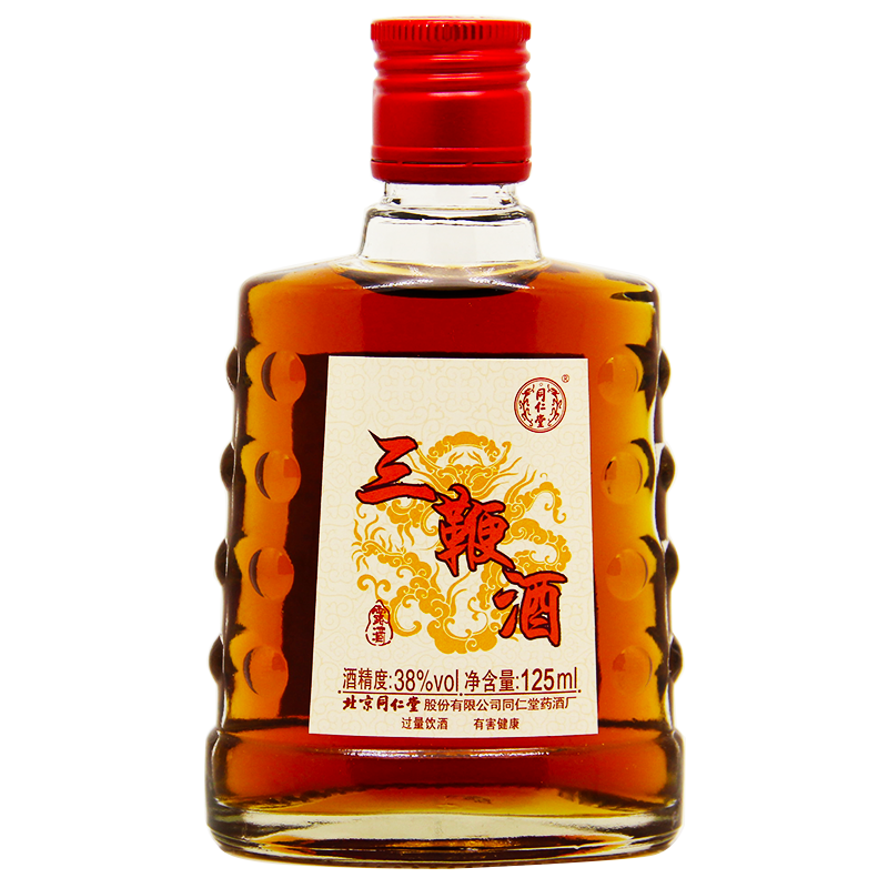 茸鞭酒养生小补酒可配搭鹿鞭酒丸鹿血回春酒全鹿酒 三鞭酒 125ml*1瓶