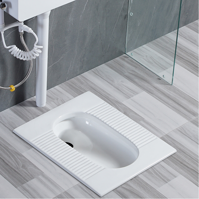 蜀道超薄蹲便器带存水弯20厘米防臭蹲坑防溅水水箱套装不带弯15cm便池