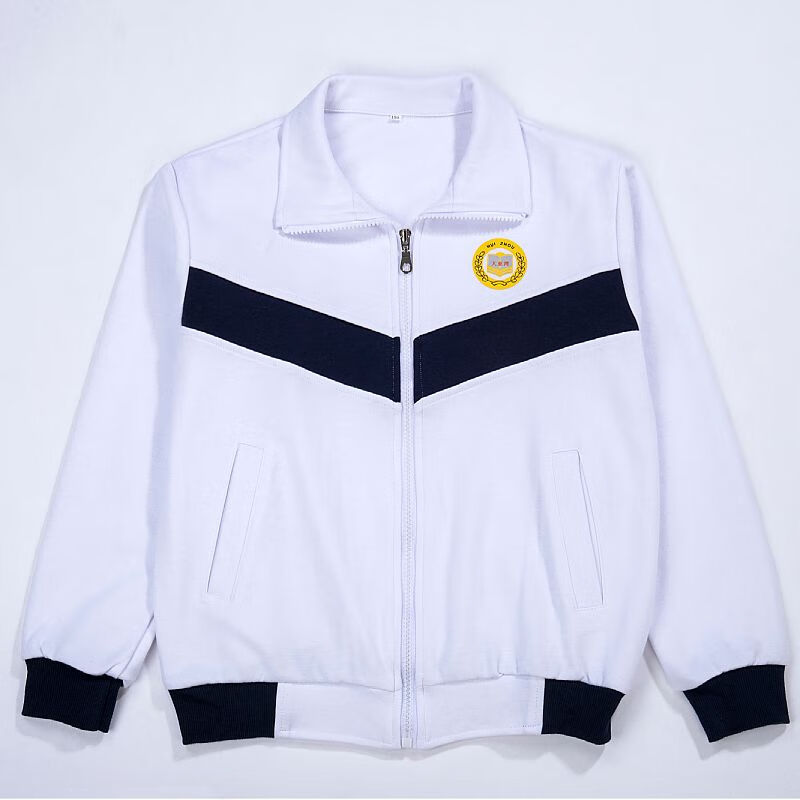 氧家惠州大亚湾西区第七小学校服加绒外套加厚束口裤纯棉短袖上衣 小