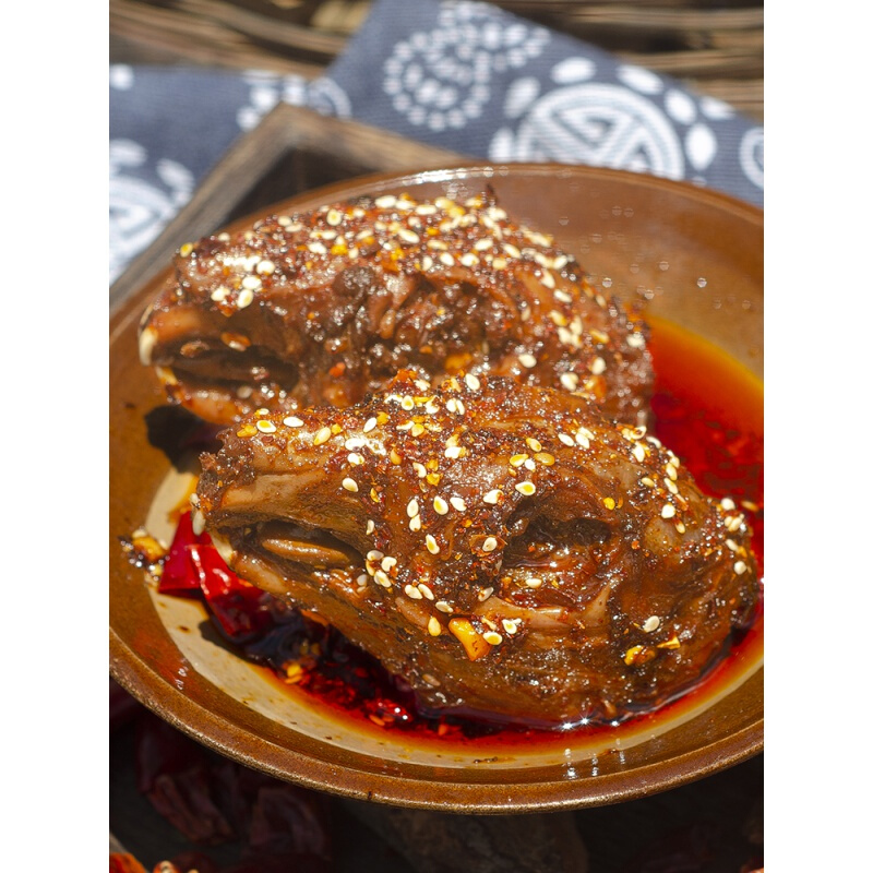 麻辣兔头双流老妈兔肉零食真空熟食即食冷吃休闲小吃 麻辣兔头一袋