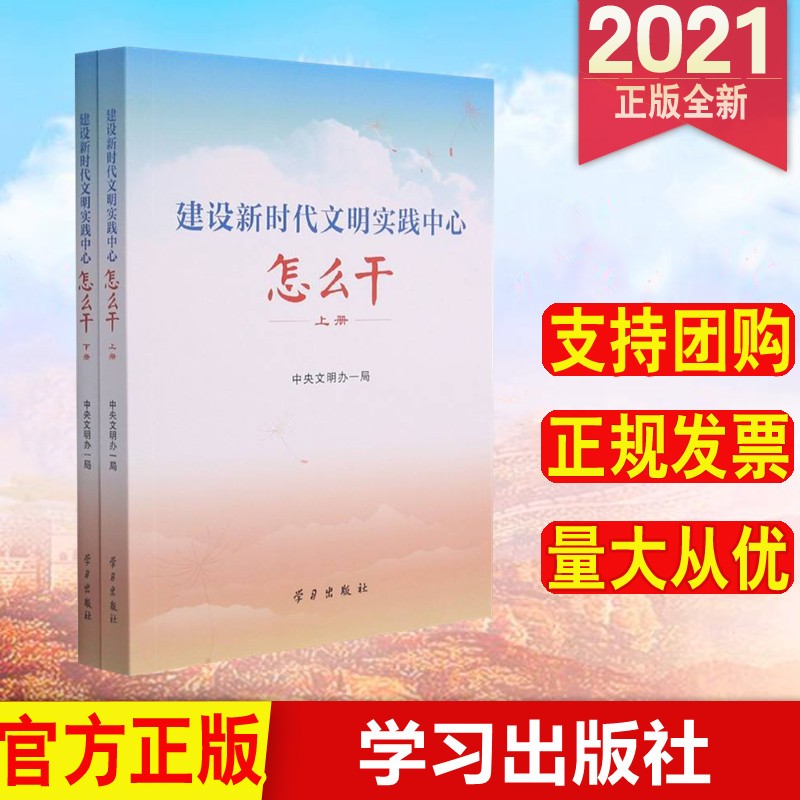 建设新时代文明实践中心怎么干(上下2册) 学习出版社