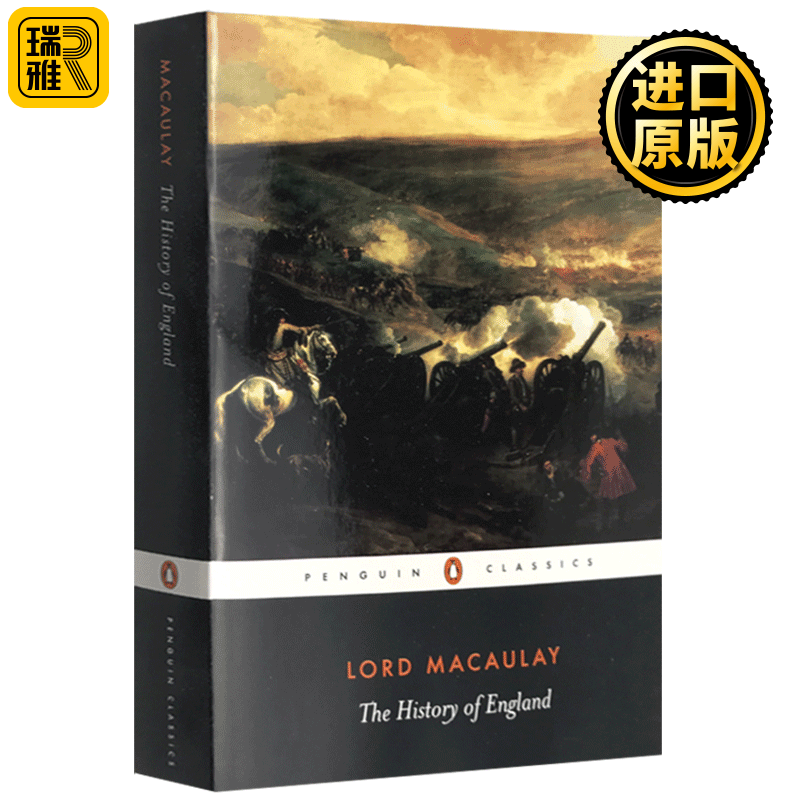 英文原版 The History of England 麦考莱英国史 历史读物 英格兰史 休谟英国史姊妹篇全英文正版进口原版英语书籍Penguin Classics