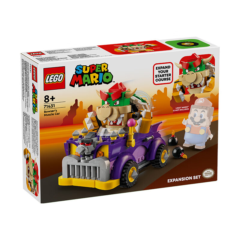 乐高（LEGO）积木马里奥71431 酷霸的高速公路车男孩女孩儿童玩具儿童节礼物