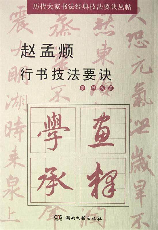 赵孟頫行书技法要诀 张敏【正版】