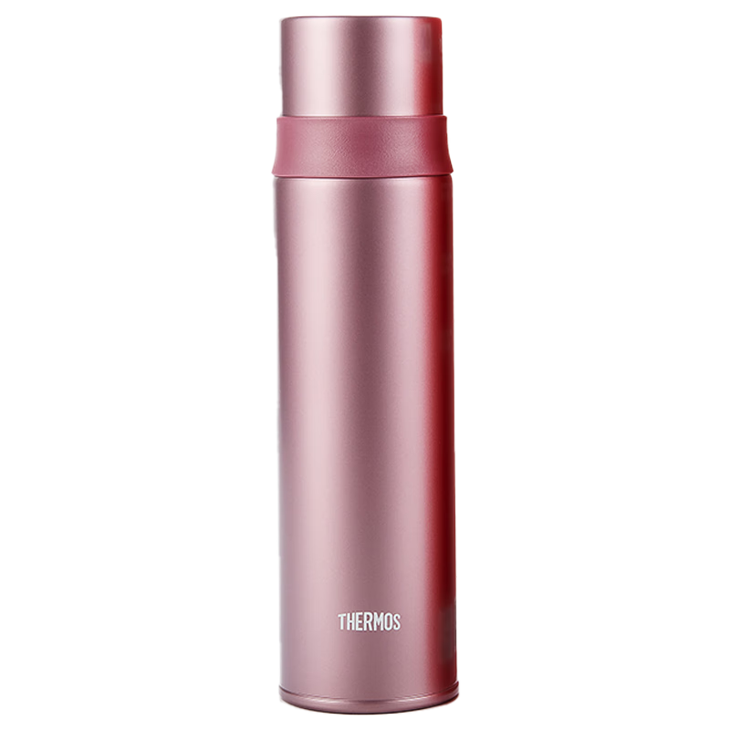 膳魔師（THERMOS）保溫杯316L不銹鋼大容量水杯男女士車載便攜杯子一杯兩用高檔水杯 FFM-520S熒光粉MRS 520ml