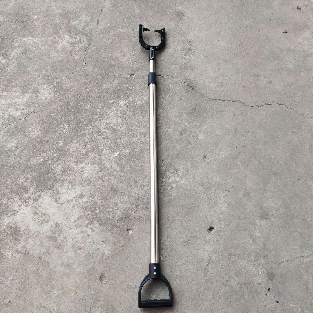 定制伸缩防爆校园保安器材防暴钢叉脚叉抓捕器安全幼儿园颈叉用品防卫