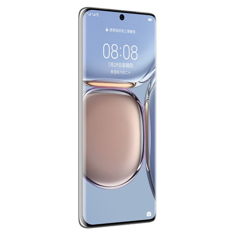 华为/HUAWEI P50 Pro 骁龙888 4G全网通 原色双影像单元 万象双环设计 HarmonyOS 2 8GB+256GB雪域白华为手机