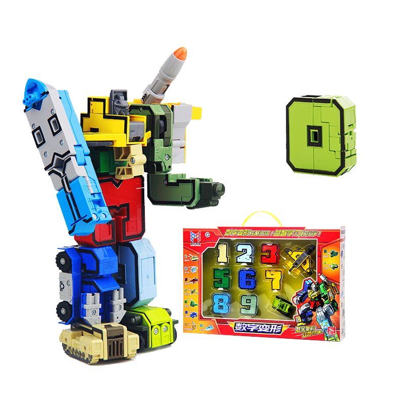 新乐新数字变形玩具：金刚合体机器人|积木历史价格查询