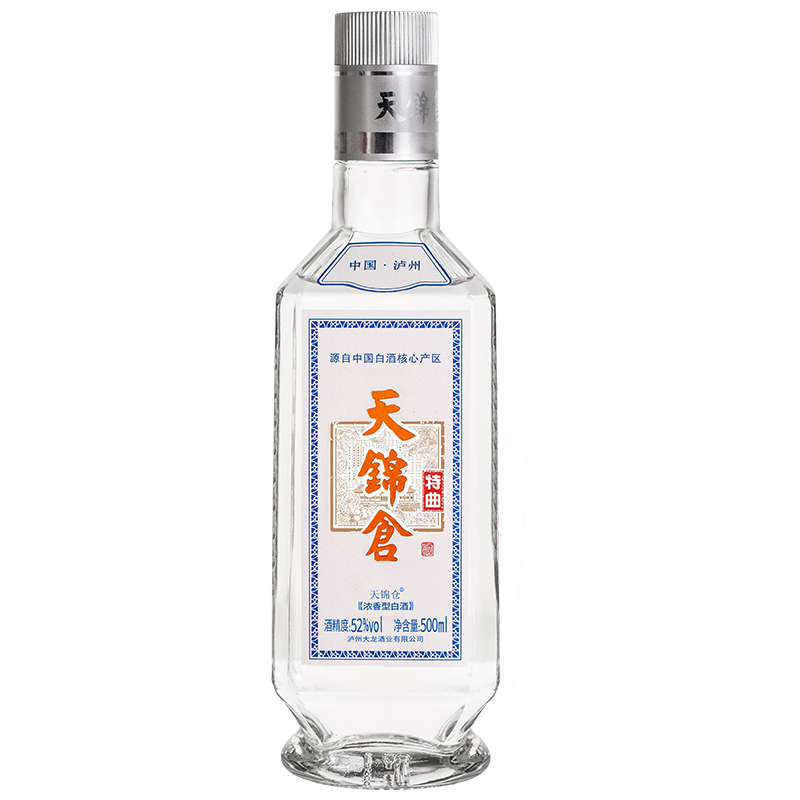 天锦仓2022年产泸州天锦仓特曲52度浓香型纯粮酒白酒52度500mL 52度 500mL 1瓶