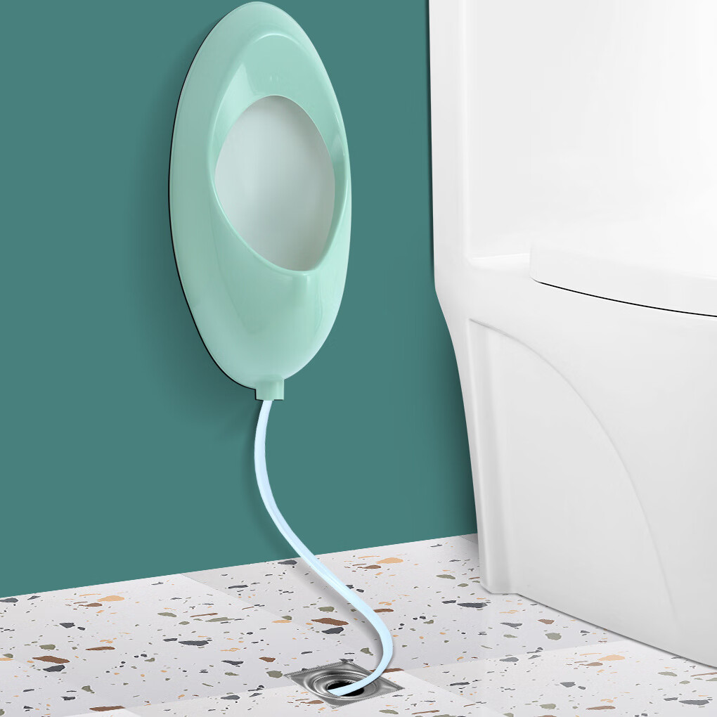 创京懿选简易小便池 大童挂式小便器 男孩厕所马桶小便池用尿桶 抹茶