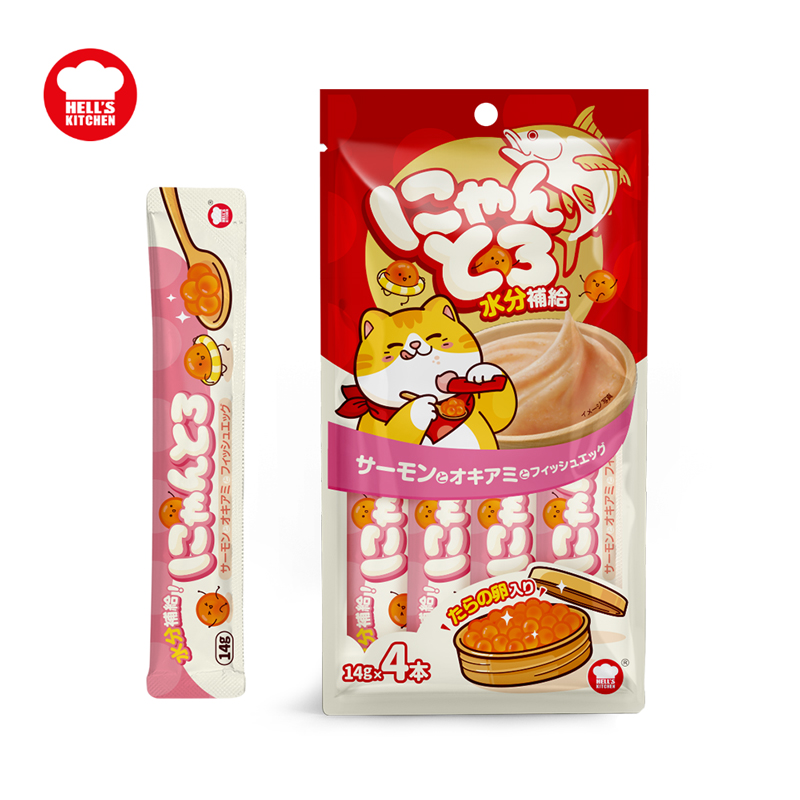 地狱厨房鱼籽猫条14g*4 1.9元，地狱厨房厚乳奶昔80g*2 4.9元 - 86线报