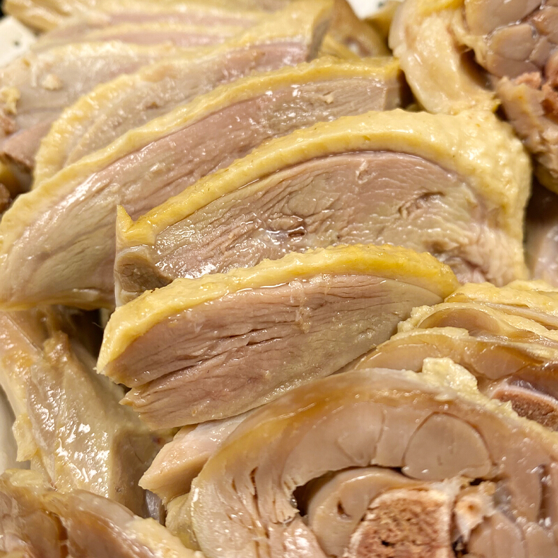 虎钢馋章云板鸭盐水鸭南京特产美食咸水鸭整只真空卤味零食 半只切好