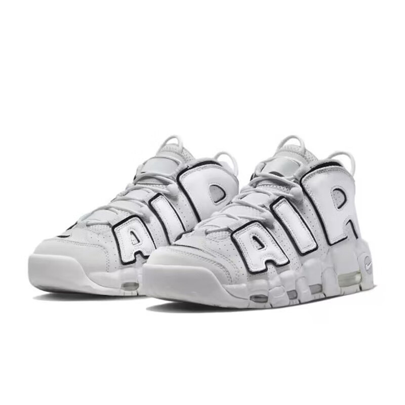 耐克(nike)air more uptempo皮蓬大air男子篮球鞋 黑白fb3021-001 42.
