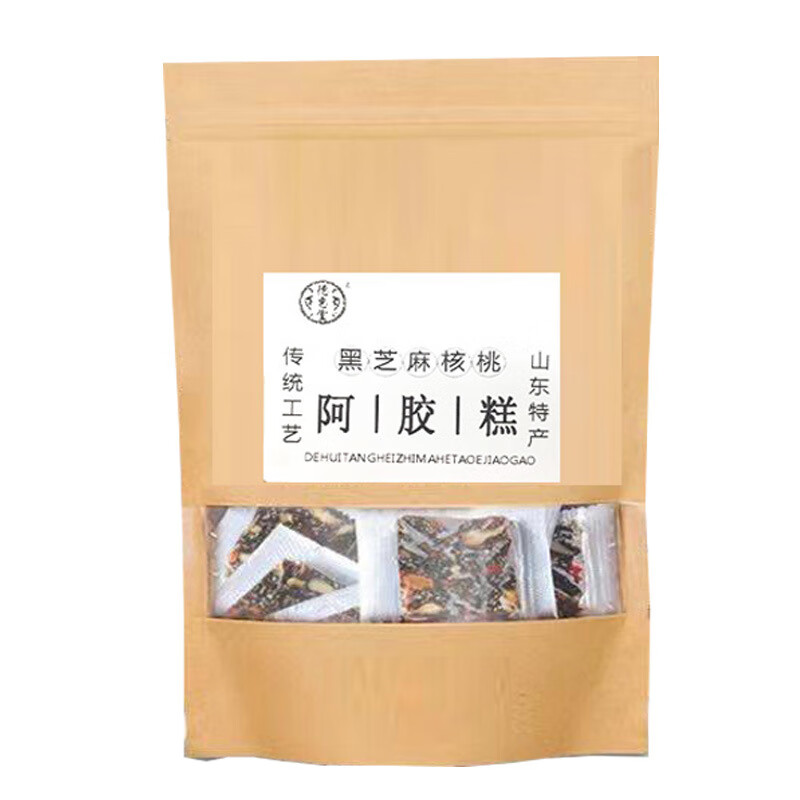 山东特产阿胶东阿即食阿胶糕阿胶 100g牛皮纸袋装（1袋）