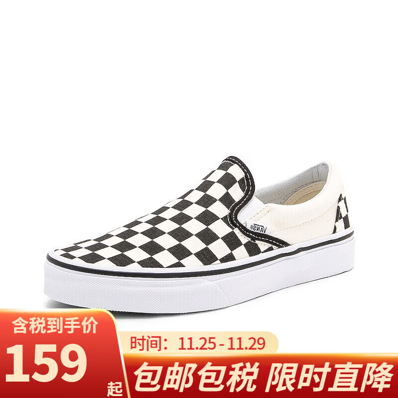 VANS˹ЬŮЬ Classic Slip-Onڰ̸񾭵һŵŵͰ﷫Ь ڰ̸ 34.5US 3.5ʵ149Ԫ