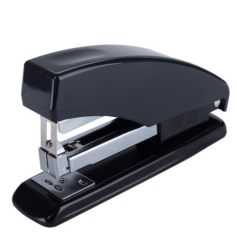 晨光文具订书机 耐用便携订书器 办公用品 省力款abs91640黑色