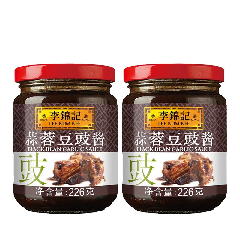 李锦记(lee kum kee)蒜蓉豆豉酱 拌饭面酱烧排骨下饭菜烧烤料调味品