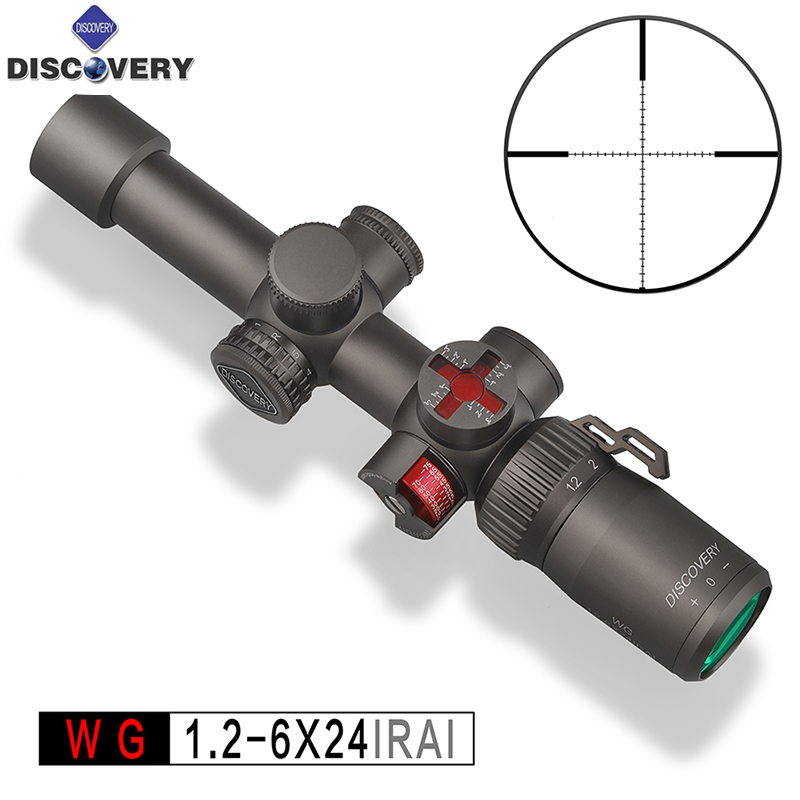 发现者WG 1.2-6X24IRAI光学瞄准镜缪汉彬抗震十字寻鸟器高清变倍战术速瞄抗震吃鸡8倍瞄准器 WG 1.2-6X24IRAI（25.4管径） 20毫米夹具