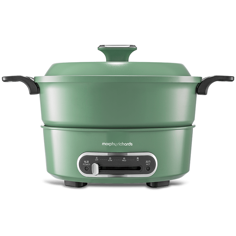 Morphy Richards 摩飞 MR9087 多用途锅+鸳鸯盘 绿色