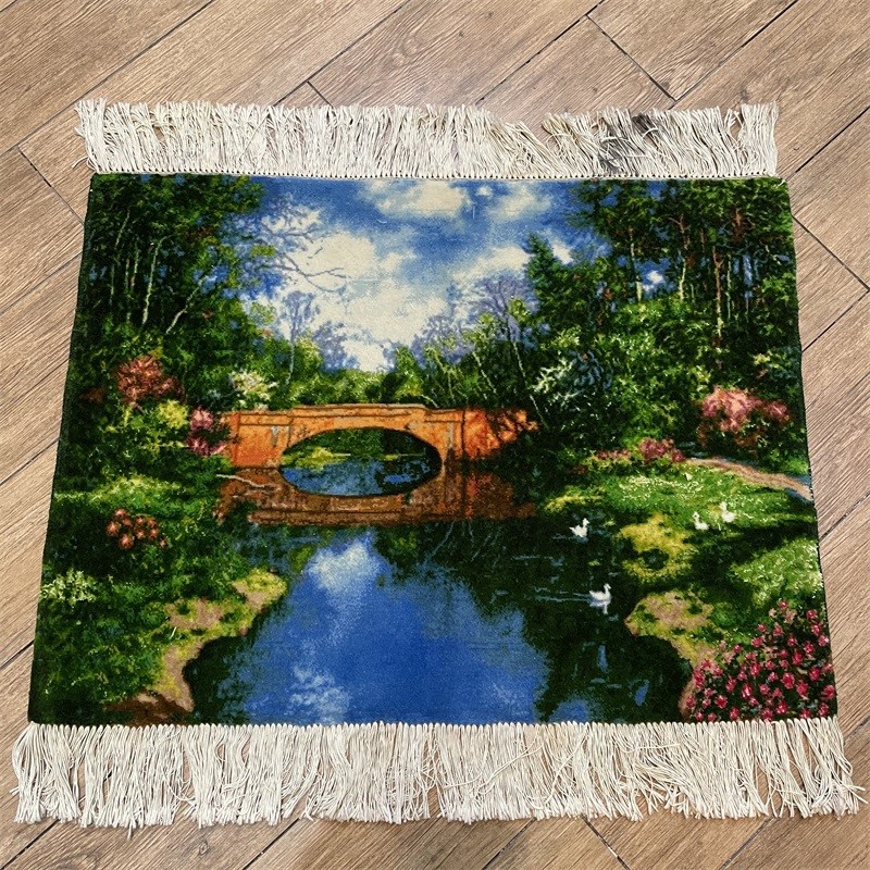 ferdows佛托丝波斯挂毯伊朗进口纯手工编织纯羊毛乡村田园风欧式美式