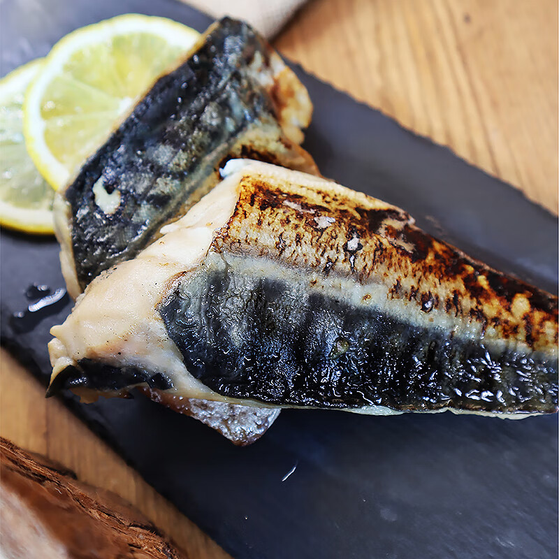 松坡里挪威进口青花鱼冷冻鲐鱼片鲐鲅鲭鱼日式香煎熟食即食无骨新鲜
