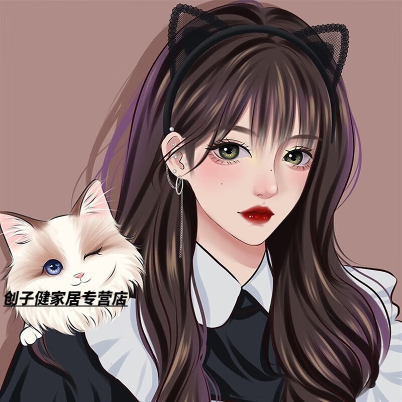 绿野客手绘头像定制原创画师约稿微信头像画情侣真人照片动漫画卡通设