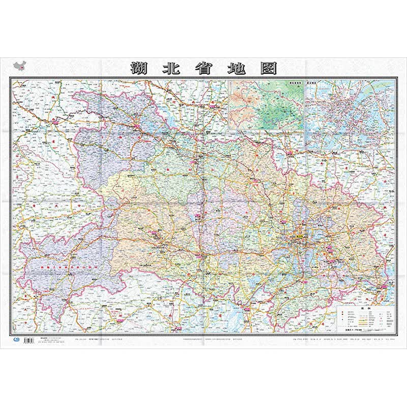 湖北省地图 图书